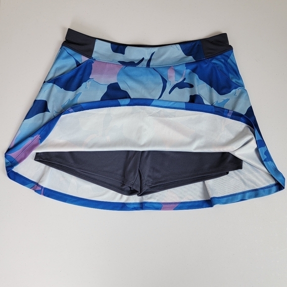 Callaway Blue Sea Star Abstract Gradient UPF 50 Golf Skirt/Skort Sz L NWOT - Picture 5 of 13